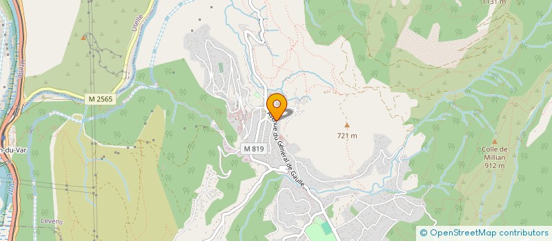 localisation de l'entreprise L'ENDROIT  LEVENS