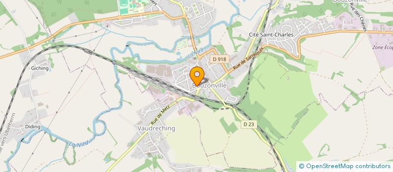 localisation de l'entreprise L'ENDROIT  BOUZONVILLE