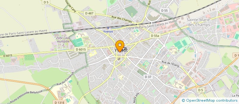 localisation de l'entreprise L'ENDROIT  YVETOT