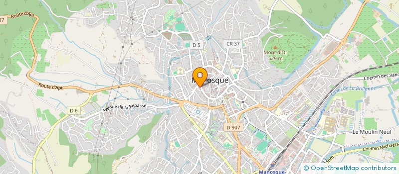 localisation de l'entreprise L'ENDROIT CHEZ MIMI  MANOSQUE