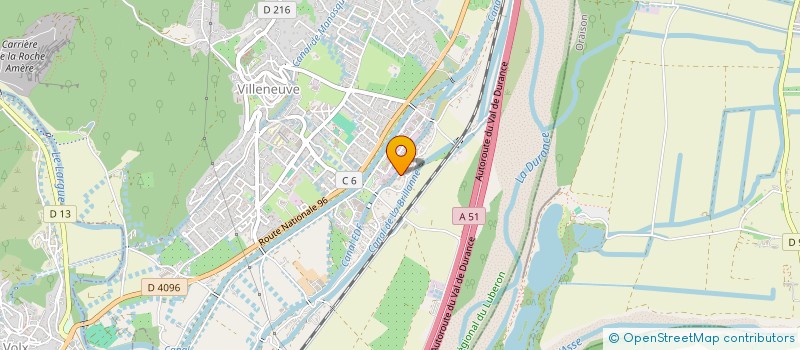 localisation de l'entreprise L'ENDROIT MANOSQUIN  VILLENEUVE