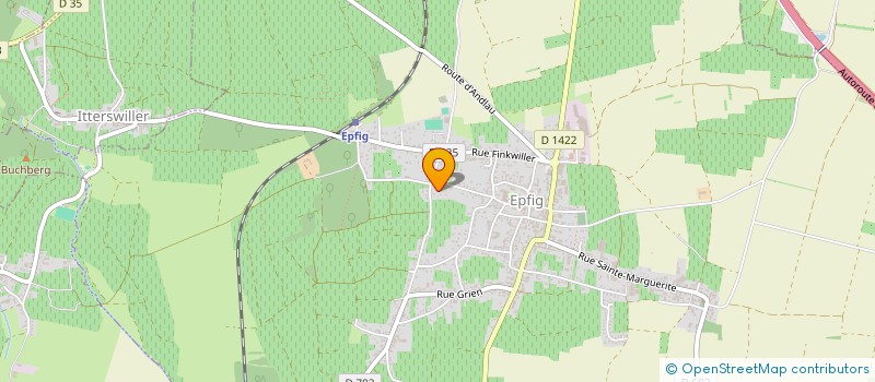 localisation de l'entreprise L'ENDURANCE  EPFIG