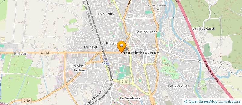 localisation de l'entreprise L'ENEIDE  SALON-DE-PROVENCE