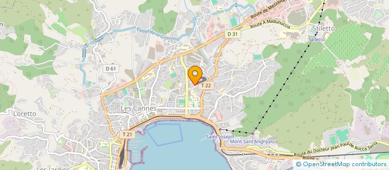 localisation de l'entreprise L'ENERGETICIEN SOLIDAIRE  AJACCIO