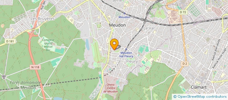 localisation de l'entreprise L'ENERGIE D'APPRENDRE  MEUDON