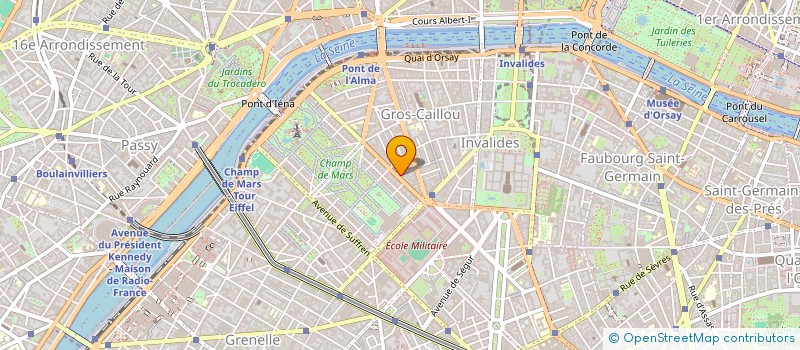 localisation de l'entreprise L'ENERGIE DES COULEURS à PARIS