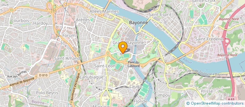 localisation de l'entreprise L ENERGIE DES SENS  BAYONNE