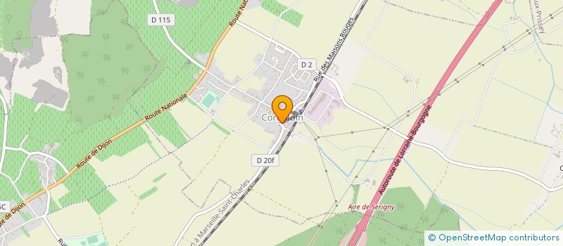 localisation de l'entreprise L'ENERGIE DU LOGIS  CORGOLOIN