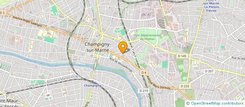 localisation de l'entreprise L'ENERGIE EN MARCHE à CHAMPIGNY-SUR-MARNE