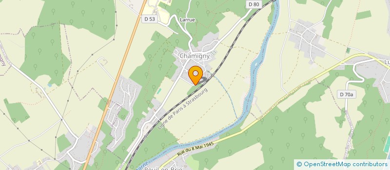 localisation de l'entreprise L ENFANCE DE L ART  CHAMIGNY