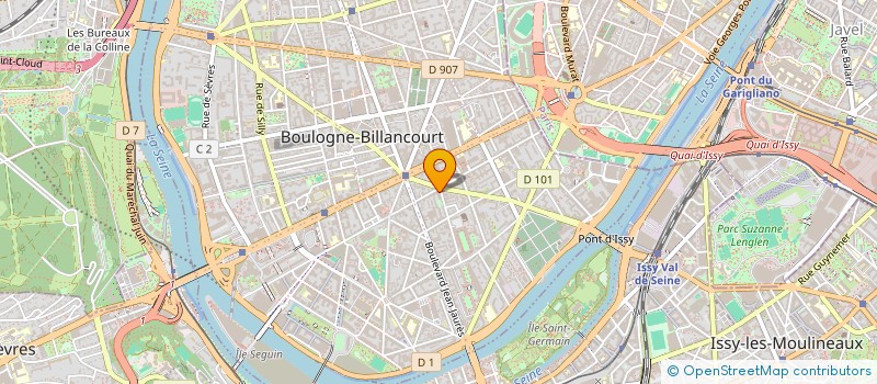 localisation de l'entreprise L'ENFANCE DE L'ART à BOULOGNE-BILLANCOURT