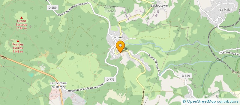 localisation de l'entreprise L'ENFANCE DE L'ETRE  ORCINES