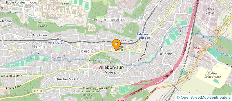 localisation de l'entreprise L'ENFANCE DE L'EVEIL à PALAISEAU
