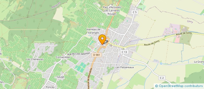 localisation de l'entreprise L'ENFANCE DU PAIN à GIVRY