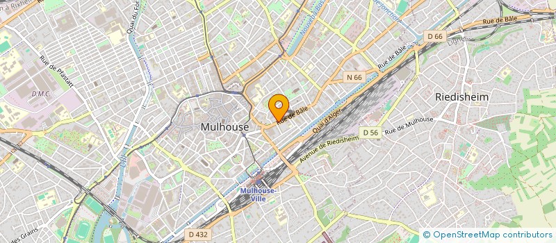 localisation de l'entreprise L'ENFANCE LIBRE  MULHOUSE