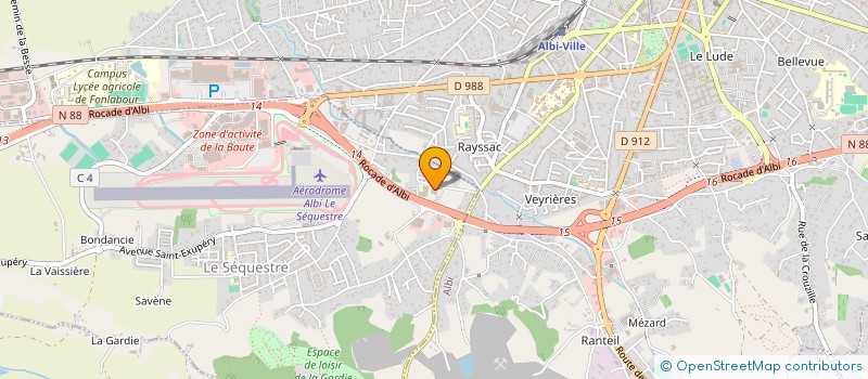 localisation de l'entreprise L'ENFANT D'ALBI  LE SEQUESTRE