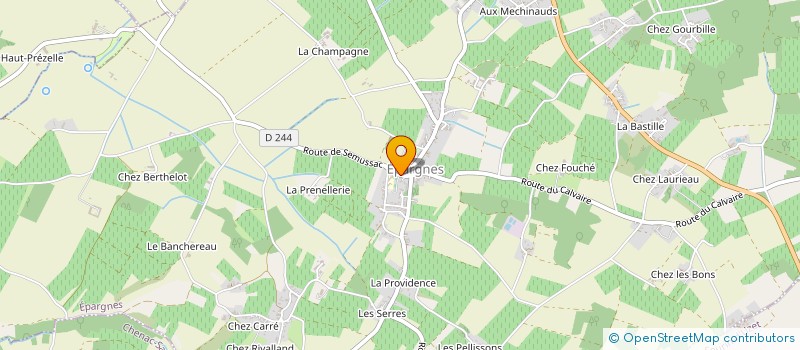 localisation de l'entreprise L'ENFANT PHARE  COZES