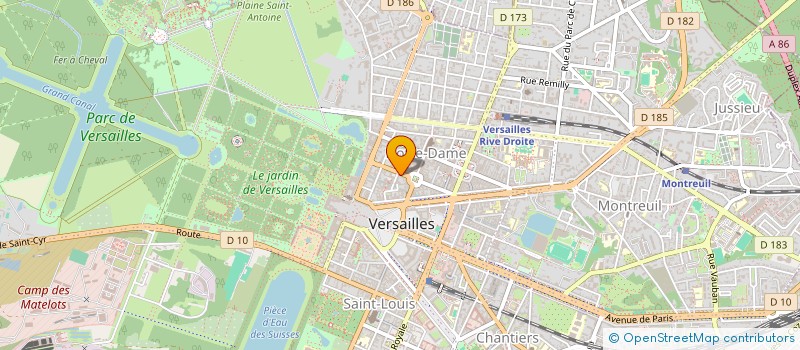 localisation de l'entreprise L'ENFANT ROI à VERSAILLES