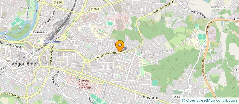 localisation de l'entreprise L'ENFANT SAUVAGE à ANGOULEME