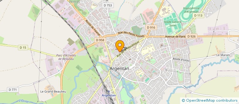 localisation de l'entreprise L'ENGANNERIE INVESTISSEMENT à ARGENTAN