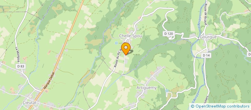 localisation de l'entreprise L'ENGRAINEUSE  CHELLE-SPOU