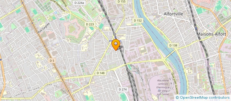 localisation de l'entreprise L'ENJEU COLLECTIF à VITRY-SUR-SEINE