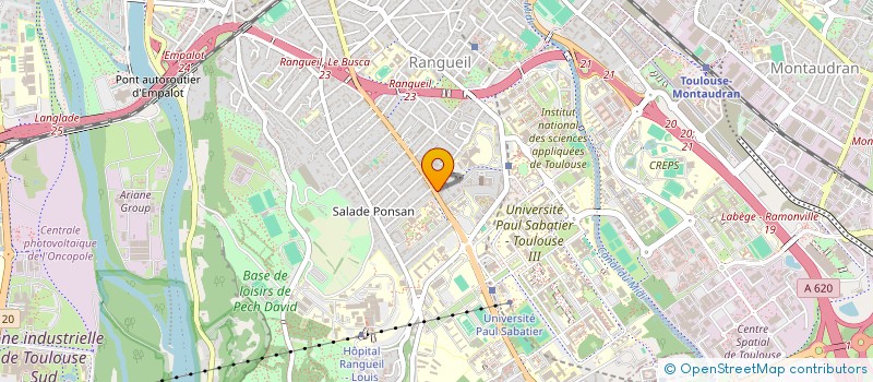 localisation de l'entreprise L'ENSEIGNE SERVICE L.E.S. à TOULOUSE