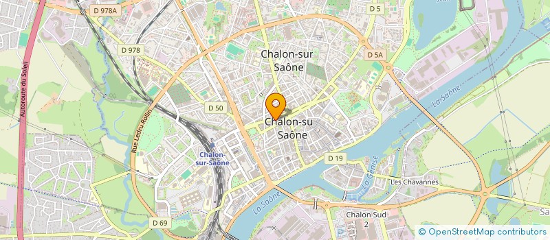 localisation de l'entreprise L ENSEMBLE 1610 à CHALON-SUR-SAONE