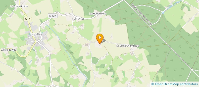 localisation de l'entreprise L'ENSEMBLE DE BERCE à JUPILLES