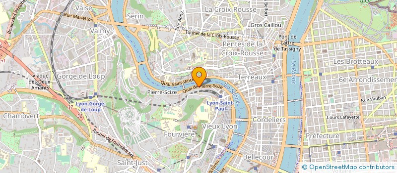 localisation de l'entreprise L'ENSEMBLIER OLIVIER DUTEL à LYON