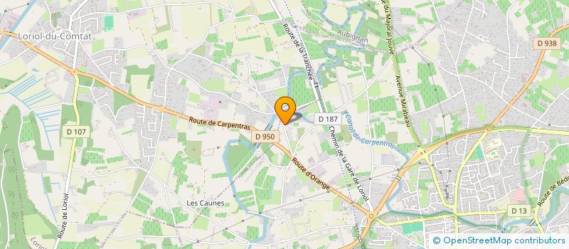 localisation de l'entreprise L ENSOLEILLADE à CARPENTRAS