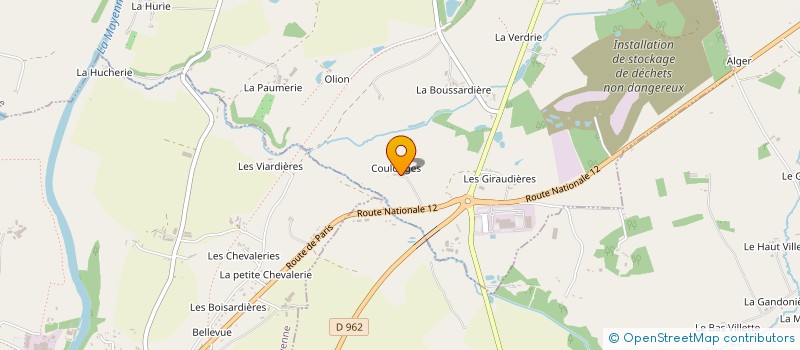 localisation de l'entreprise L'ENSOLEILLEE  SAINT-FRAIMBAULT-DE-PRIERES