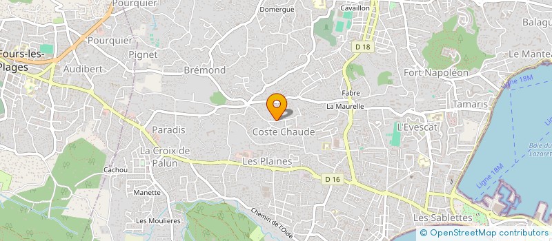 localisation de l'entreprise L'ENSOLEILLEE à LA SEYNE-SUR-MER