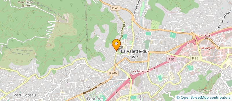 localisation de l'entreprise L'ENSOLLEDO à TOULON