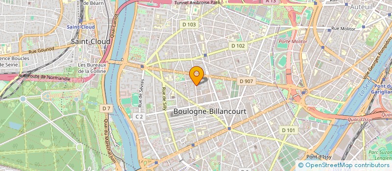 localisation de l'entreprise L'ENTAILLE- NOUVELLE DONNE à BOULOGNE-BILLANCOURT