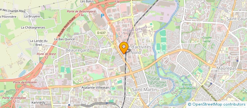 localisation de l'entreprise L ENTARTEUSE  RENNES