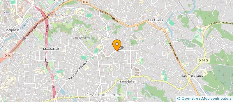 localisation de l'entreprise L'ENTENTE à MARSEILLE