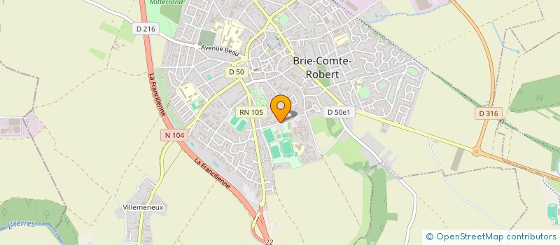 localisation de l'entreprise L ENTENTE CHEVRY SERVON BRIE à BRIE-COMTE-ROBERT