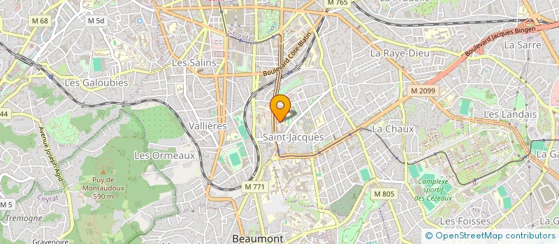 localisation de l'entreprise L'ENTENTE DE CLERMONT FERRAND  CLERMONT-FERRAND