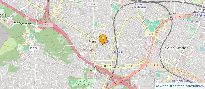 localisation de l'entreprise L'ENTENTE IMMO  SANNOIS