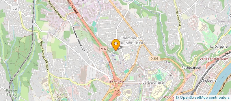 localisation de l'entreprise L'ENTENTE SAINTA  CHAMPAGNE-AU-MONT-D OR