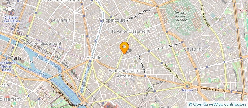 localisation de l'entreprise L'ENTENTE SPORTIVE DU 11EME ARDT  PARIS