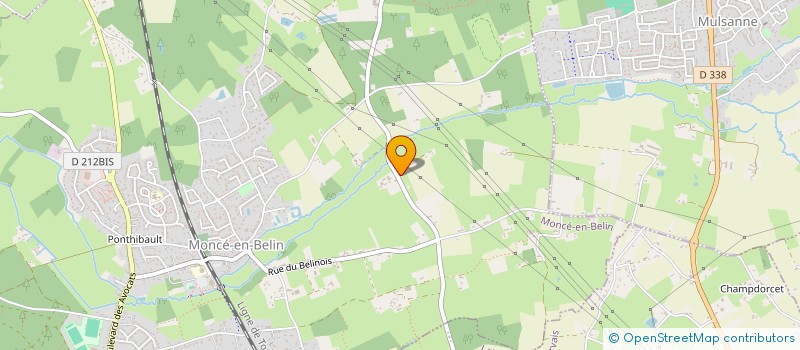 localisation de l'entreprise L'ENTONNIERE  MONCE-EN-BELIN