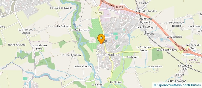 localisation de l'entreprise L'ENTOURLOUPE  CORPS-NUDS