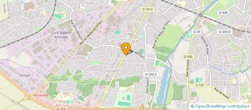 localisation de l'entreprise L'ENTR'AMIS à LUISANT