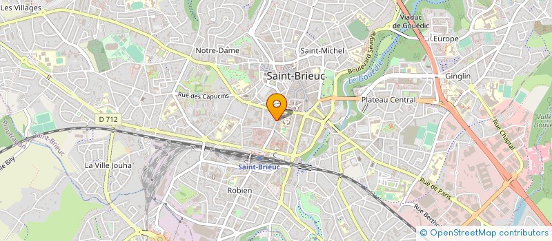 localisation de l'entreprise L'ENTRACT'BAR à SAINT-BRIEUC