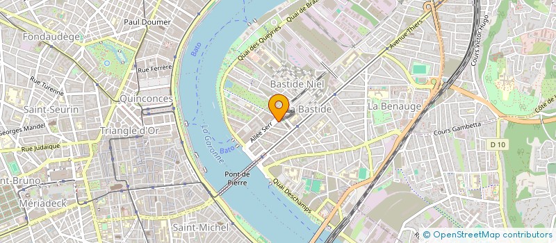 localisation de l'entreprise L'ENTRACTE à BORDEAUX