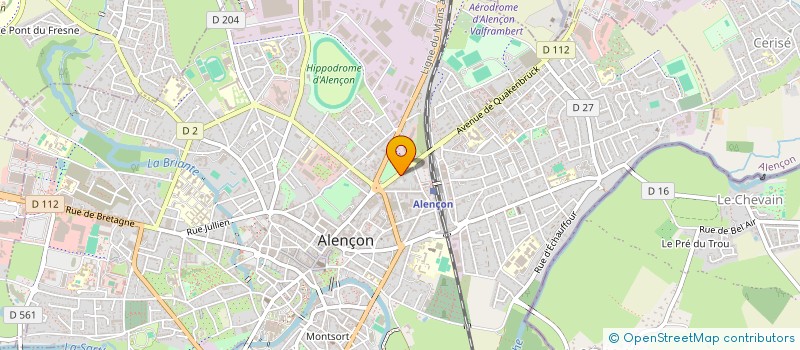 localisation de l'entreprise L'ENTRACTE à ALENCON
