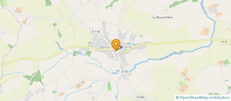 localisation de l'entreprise L'ENTRACTE à BELLOU-EN-HOULME