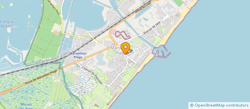 localisation de l'entreprise L'ENTRACTE à MARSEILLAN